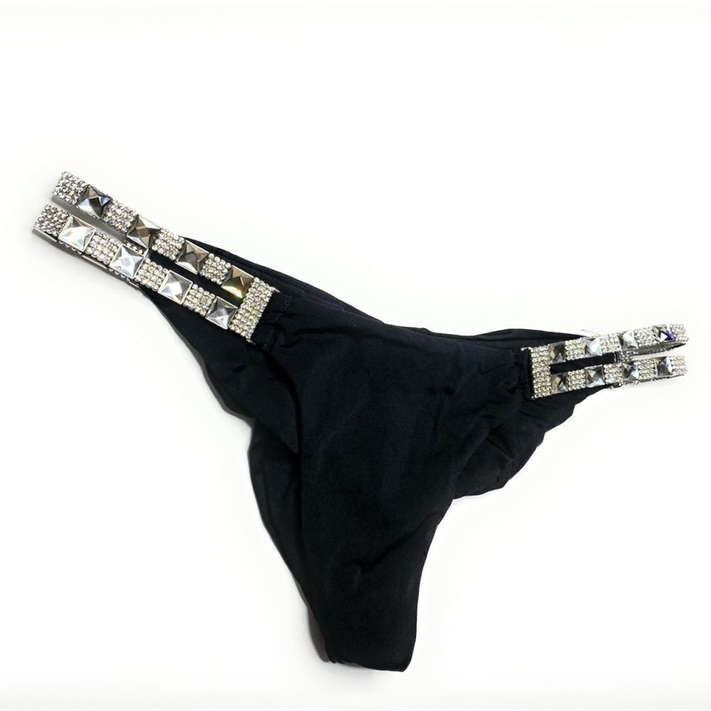 Beach Bunny Cosmic Crystal Rhinestone Bikini Bottom - Picture 2 of 8